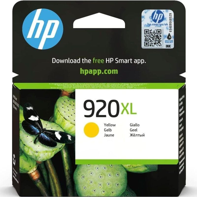 Cartucho de tinta original hp nº920 xl alta capacidad/ amarillo